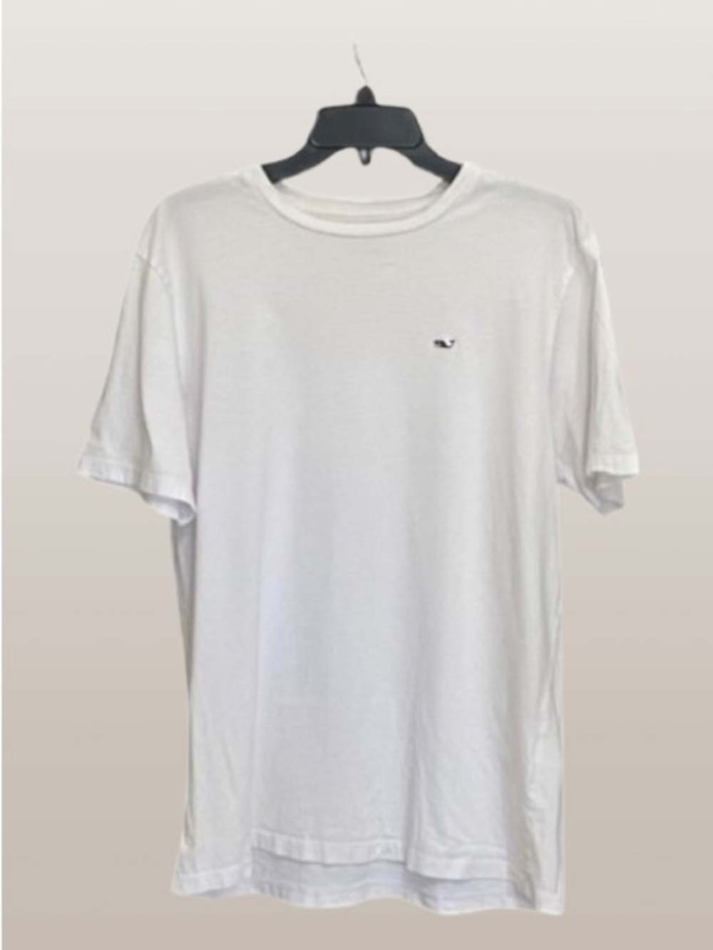 Vineyard Vines Men's White Classic Whale Logo Short Sleeve T-Shirt Size Medium